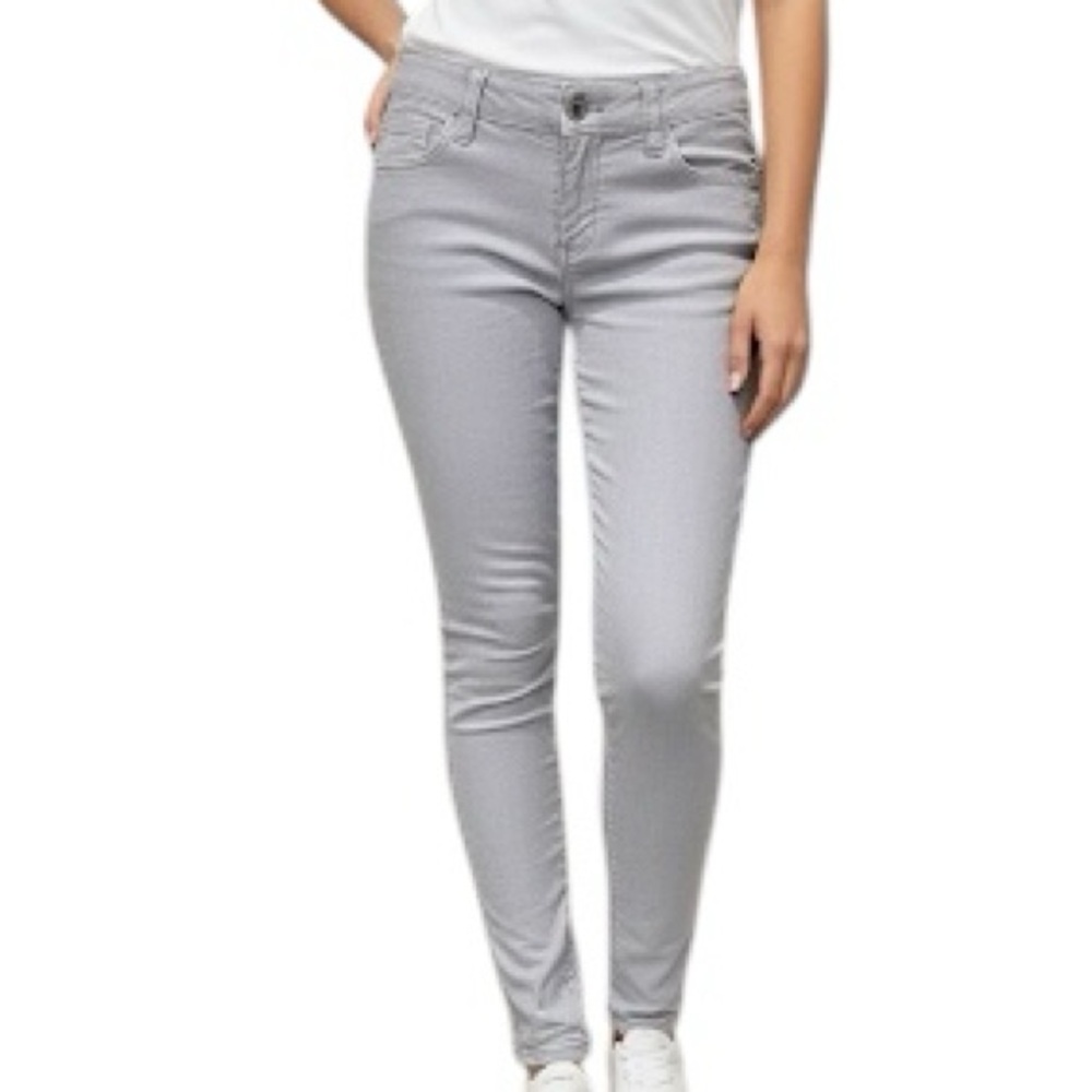 American Eagle Outfitters Super Stretch Corduroy Light Gray Pants Size 8